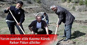 TOSYA’DA POLİS HAFTASI 171 FİDAN DİKİMİ İLE BAŞLADI