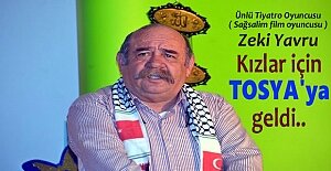SAĞSALİM FİLİMİ OYUNCUSU ZEKİ YAVRU KIZLAR İÇİN TOSYA'YA GELDİ
