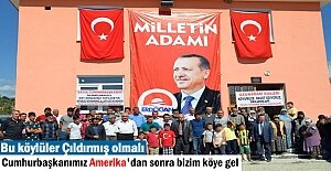 Tosya Dağardı Köyü Cumhurbaşkanı Erdoğan'ı Köylerine Davet Etti