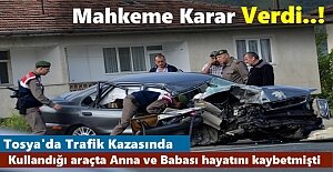 Anne ve babasının ölümüne sebebiyet veren zanlı beraat etti