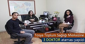 Tosya'ya 3 Doktor Ataması yapıldı