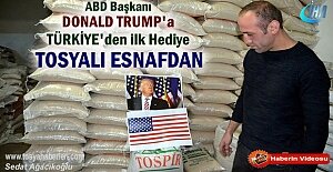 Yeni ABD başkanına Türkiye'den ilk hediye Tosya pirinci