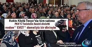 HAKKI KÖYLÜ TOSYA'DA PKK'LI TERÖRİSTİN SES KAYDINI DİNLETTİ