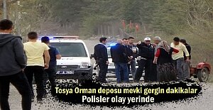 Tosya Üçolukları mevkiinde gergin dakikalar yaşandı