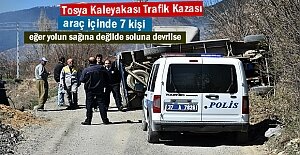 Tosyada Trafik Kazasında 7 kişi...