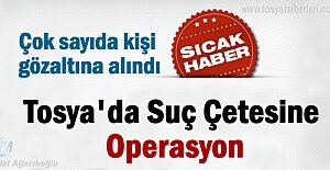 Tosya#039;da Suç Çetesine Operasyon