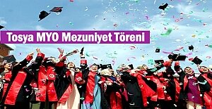 Tosya Meslek Yüksekokulu'nda Mezuniyet Coşkusu
