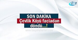Çevlik Köyü yangın tehlikesi atlattı