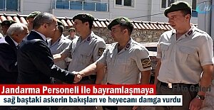 Jandarma ve Askerlik Şubesinde Bayramlaşma