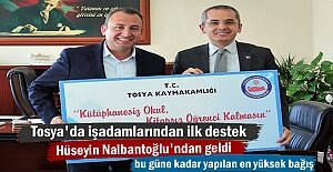 Sanayici ve İşadamı Hüseyin Nalbantoğlu'ndan Kitap Okuma kampanyasına Destek