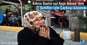 Tosya Çaybaşı Köyünde Kıbrıs Gazisi Eşi Ayşe Güven'den örnek davranış