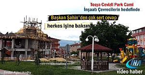 Tosya Cevizli Parkda yapılan Cami...