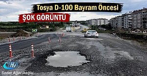 Tosya D-100 Karayolunda Bayram Öncesi...