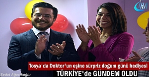 Tosya#039;da Doktor doğum gününde...
