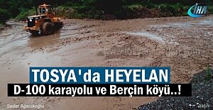 Tosya'da Heyelan Meydana Geldi ( Son Dakika )