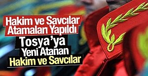 Tosya'ya Hakim ve Savcı Ataması yapıldı
