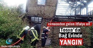 Tosyada 2 Katlı Bağ Evi Yandı