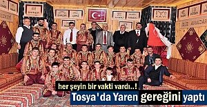 Tosya Ahi ve Yaren Dostları Derneği seçime gitti
