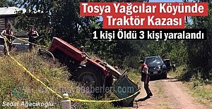 Tosya Yağcılar Köyünde Traktör...