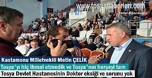 Metin Çelik Ak PArti Tosya Kongresinde açıklamalarda bulundu
