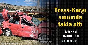 Tosya'da meydana gelen Trafik Kazasında 1 kişi ağır yaralandı