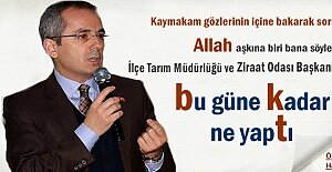 Kaymakam Deniz Pişkin Ziraat Odası...
