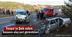 Tosya-Kastamonu yolu Trafik Kazası...