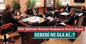 Tosya Milli Eğitim'den Başkan Kazım Şahin'e Sürpriz Ziyaret