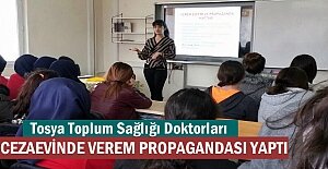 Tosya’da Doktorlar Cezaevine giderek 21 Mahkûma Verem Hastalığını anlattı