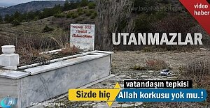 UTANMAZ İNSANLAR MEZAR BAŞINDA İÇKİ...