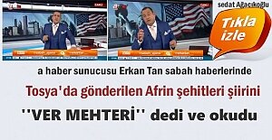 A HABER SUNUCUSU ERKAN TAN SABAH HABERLERİNDE...
