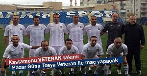 KASTAMONU VETERAN TAKIMI PAZAR GÜNÜ TOSYA VETERAN TAKIMI İLE MAÇ YAPACAK