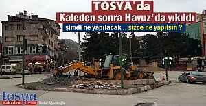 TOSYA CUMHURİYET MEYDANINDA KÖKLÜ...