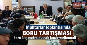 Tosya Muhtarlar Toplantısında Boru...
