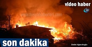 TOSYA ÖZBOYU KÖYÜ YANGIN YERİNDEN...