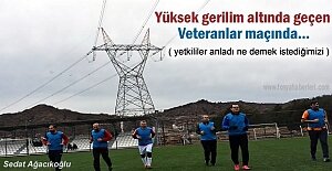 YÜKSEK GERİLİM ALTINDA GEÇEN MAÇI KASTAMONU VETERAN KAZANDI