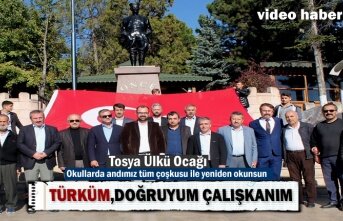 Tosya Ülkü Ocağı Andımız için ''Ne Mutlu Türküm Diyene''