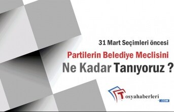 31 Mart Öncesi Seçmen Partilerin Meclis Listelerini Tanıyormu