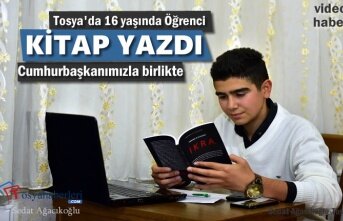 Tosya'da 16 Yaşında Öğrenci Kitap Yazdı