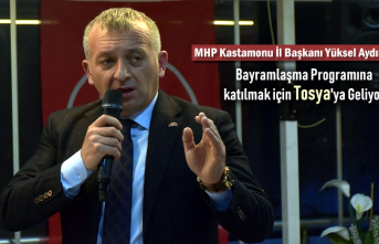 MHP KASTAMONU İL BAŞKANI YÜKSEL AYDIN BAYRAMLAŞMA İÇİN TOSYA'DA