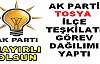 AK PARTİ TOSYA TEŞKİLATI GÖREV DAĞILIMI YAPTI