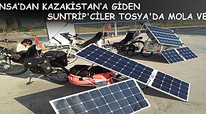 Fransa'dan Kazakistan'a Giden Ekip Tosya'da Mola Verdi