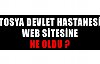 Tosya Devlet Hastanesi Web Sitesi Kapandı