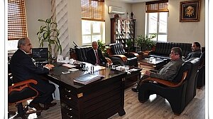 Kastamonu SGK İl müdürü Belediye Başkanını Ziyaret etti