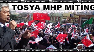 Tosya MHP Mitinginde Gövde Gösterisi