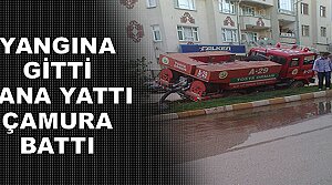 Tosya'da Yangına Gitti Yana Yattı
