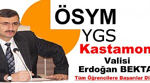 Valimiz Sayın Erdoğan BEKTAŞ YGS Mesajı