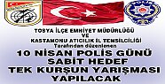 10 NİSAN POLİS GÜNÜ 50 m. SABİT HEDEF TEK KURŞUN YARIŞMA YAPILACAK