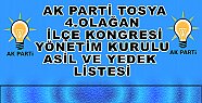 Ak Parti Tosya İlçe Teşkilat Listesi
