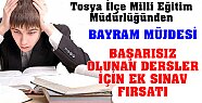 BAŞARISIZ OLUNAN DERSLER İÇİN EK SINAV FIRSATI